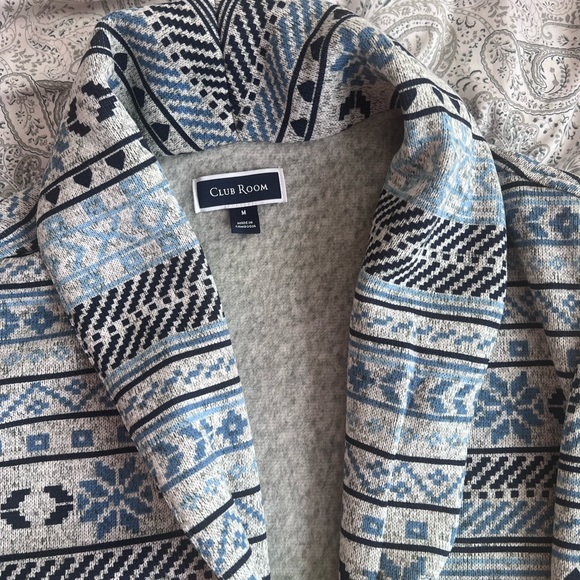 Fair isle cardigan sweater. M. Unused - Picture 2 of 2